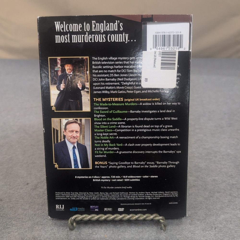 Midsomer Murders Series 13‎ DVD 4-Disc Set Original UK Broadcast Order Acorn VG+ - Picture 2 of 2